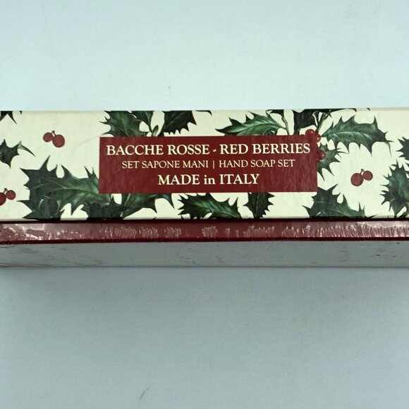 Christmas Hand Soap Set Made in Italty NEW - Picture 2 of 6